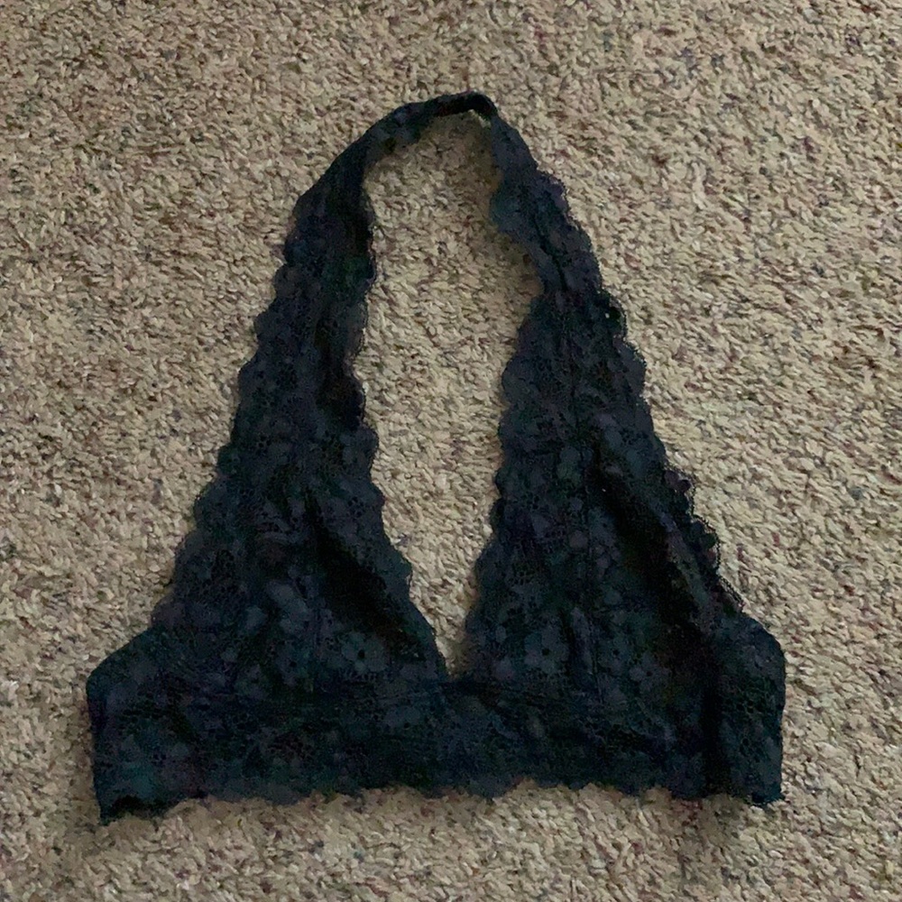 Free People Galloon Lace Halter Bra